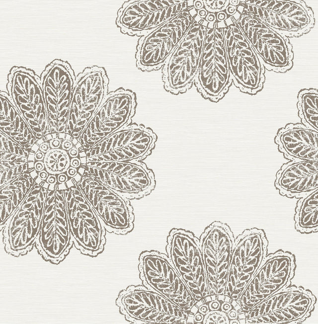 A-Street Prints Celadon 2793-24748 Espresso Wallpaper