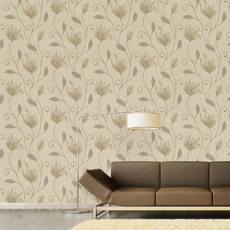 Brewster Home Fashions Advantage Bath 2814-M0868 Champagne Wallpaper
