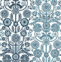 A-Street Prints Folklore 2821-25106 Navy Wallpaper