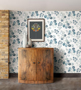 A-Street Prints Folklore 2821-25124 Teal Wallpaper