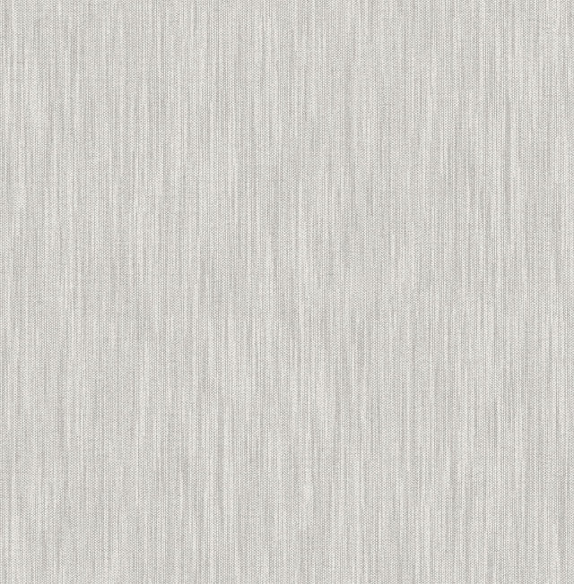 A-Street Prints Equinox Fabric Textures Grey Wallpaper