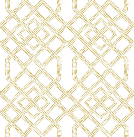 A-Street Prints Equinox Trellis Beige Wallpaper