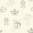 Brewster Home Fashions Brewster Fresh Start Kitchen & Bath Damask Beige Wallpaper