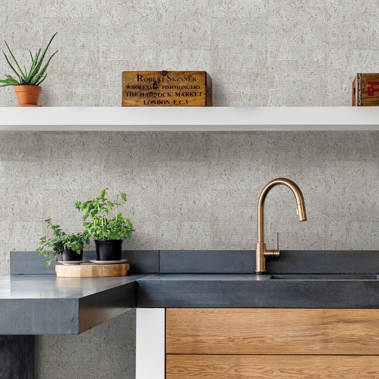 A-Street Prints Alchemy 2908-24950 Light Grey Wallpaper