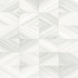 A-Street Prints Trilogy Geometrics White Wallpaper