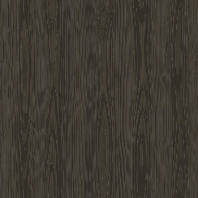 A-Street Prints Trilogy Wood Dark Brown Wallpaper