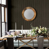 A-Street Prints Trilogy Wood Dark Brown Wallpaper
