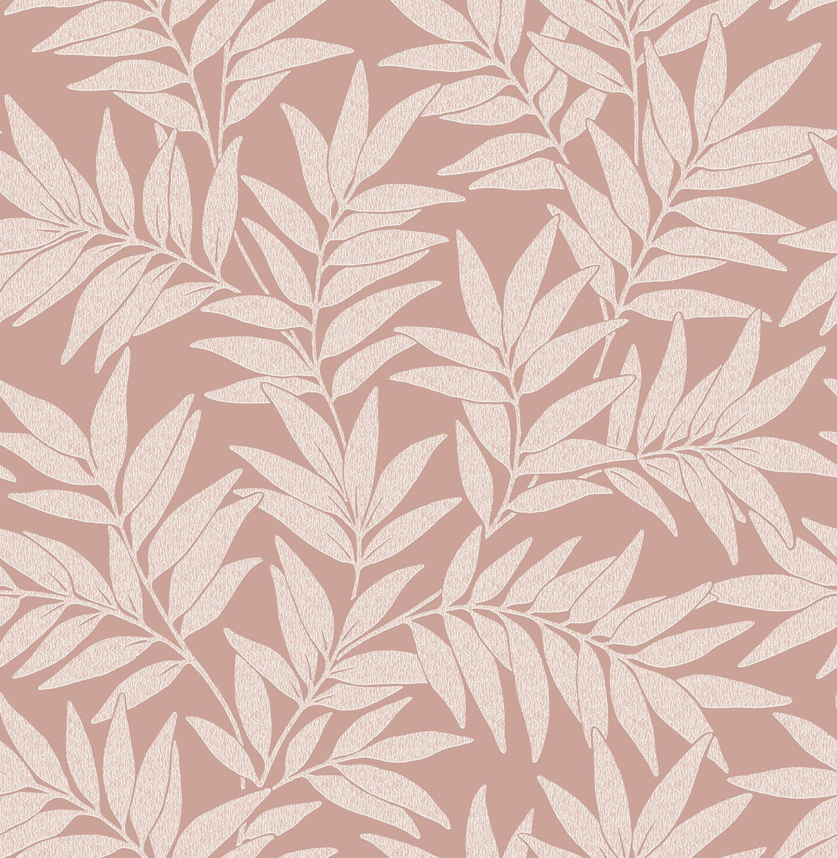 A-Street Prints Revival Botanical Pink Wallpaper