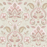 Brewster Home Fashions Chesapeake Sage Hill 3112-002731 Pink Wallpaper