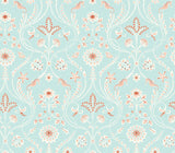 Brewster Home Fashions Chesapeake Seaside Living 3113-12001 Turquoise Wallpaper