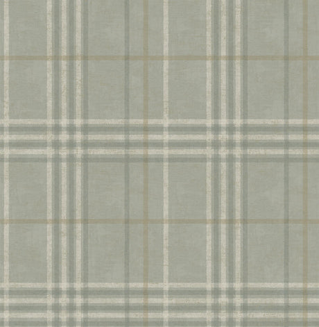 Brewster Home Fashions Chesapeake Manhattan Club 3114-003316 Sage Wallpaper