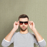 Brewster Home Fashions Chesapeake Manhattan Club 3114-003370 Teal Wallpaper