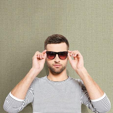 Brewster Home Fashions Chesapeake Manhattan Club 3114-003370 Teal Wallpaper