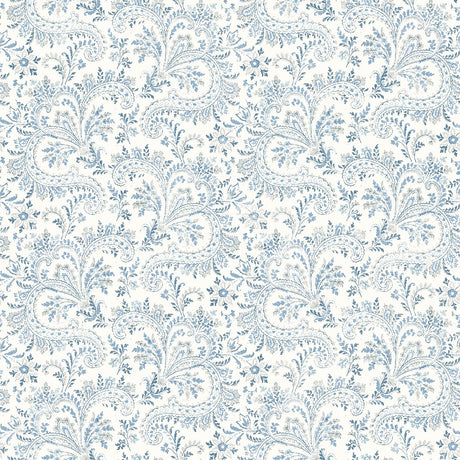 Brewster Home Fashions Chesapeake Kindred Paisley Blue Wallpaper