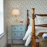 Brewster Home Fashions Chesapeake Kindred Geometrics Blue Wallpaper