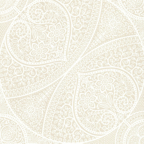 Brewster Home Fashions Eijffinger Yasmin 341750 Champagne Wallpaper