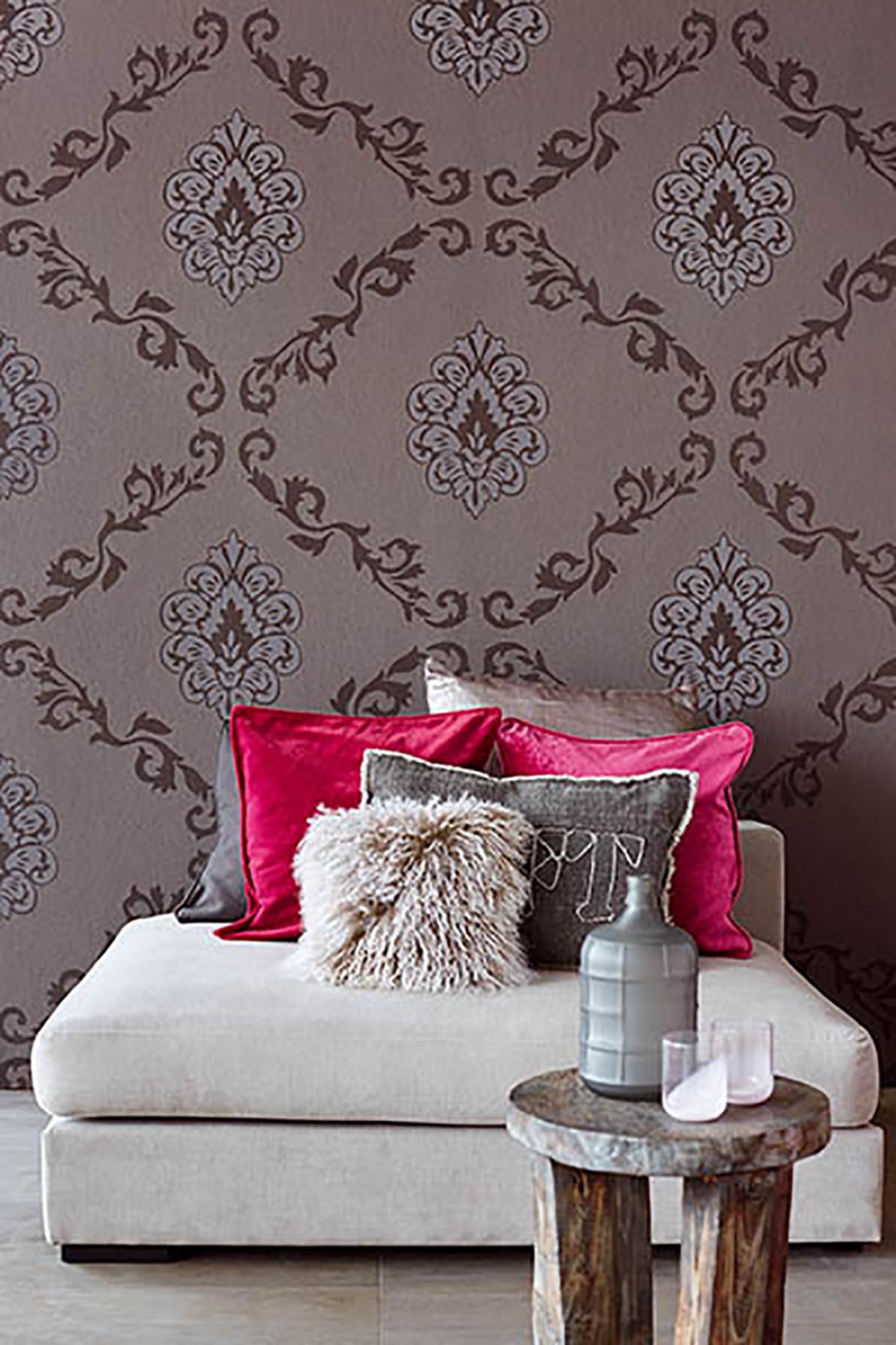 Brewster Home Fashions Eijffinger Savor 353005 Brown Wallpaper