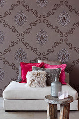 Brewster Home Fashions Eijffinger Savor 353005 Brown Wallpaper