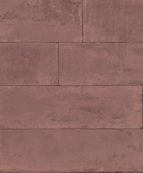 Brewster Home Fashions Advantage Beyond Textures Stone Oxblood Wallpaper