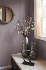 Brewster Home Fashions Warner Dimensional Accents Abstract Plum Wallpaper