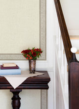 Brewster Home Fashions Chesapeake PrintWorks Carved Floral Border Taupe Wallpaper