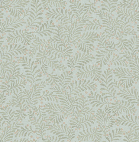 Brewster Home Fashions Chesapeake PrintWorks Chrysantha Aqua Wallpaper