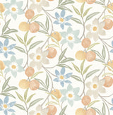 Brewster Home Fashions Chesapeake PrintWorks Passiflora Apricot Wallpaper