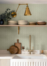 Brewster Home Fashions Chesapeake PrintWorks Coleus Sage Wallpaper