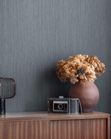A-Street Prints Hidden Treasures 2 Midolin Blamussla Dark Blue Wallpaper