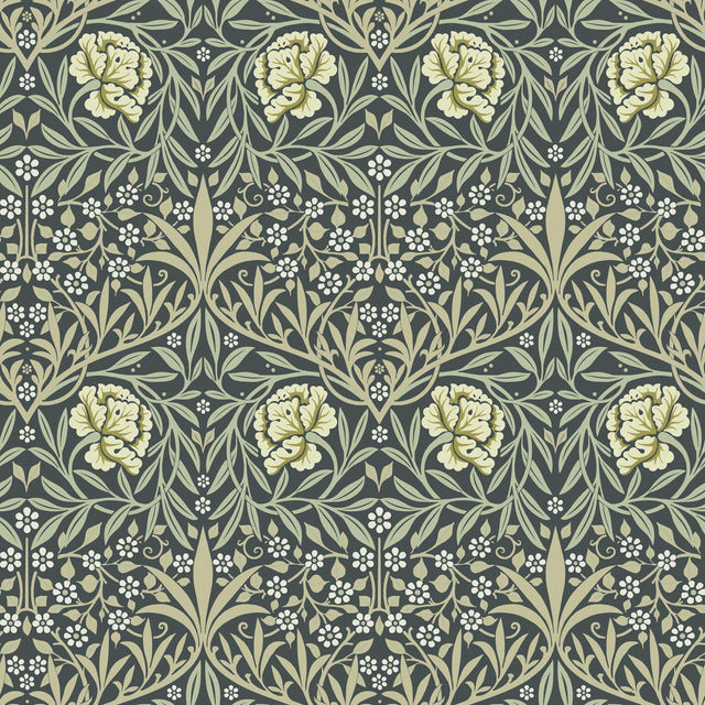 A-Street Prints Hidden Treasures 2 Oxford Union Sea Green Wallpaper