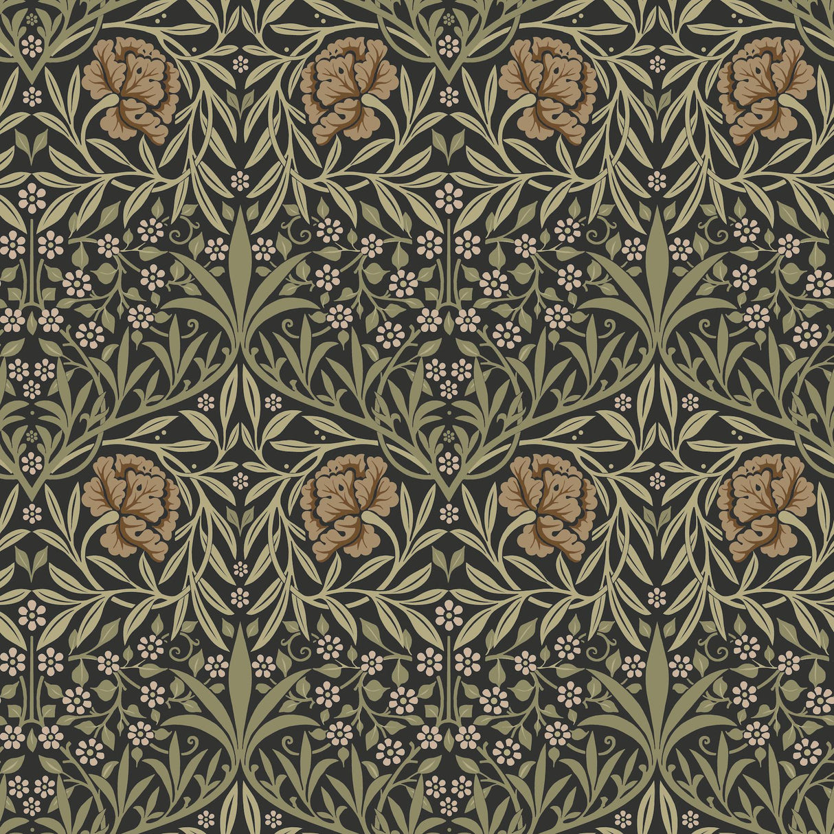 A-Street Prints Hidden Treasures 2 Oxford Union Black Wallpaper