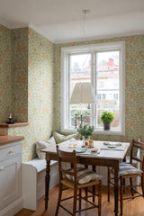 A-Street Prints Hidden Treasures 2 Iris Light Green Wallpaper