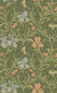 A-Street Prints Hidden Treasures 2 Iris Green Wallpaper