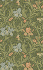 A-Street Prints Hidden Treasures 2 Iris Green Wallpaper
