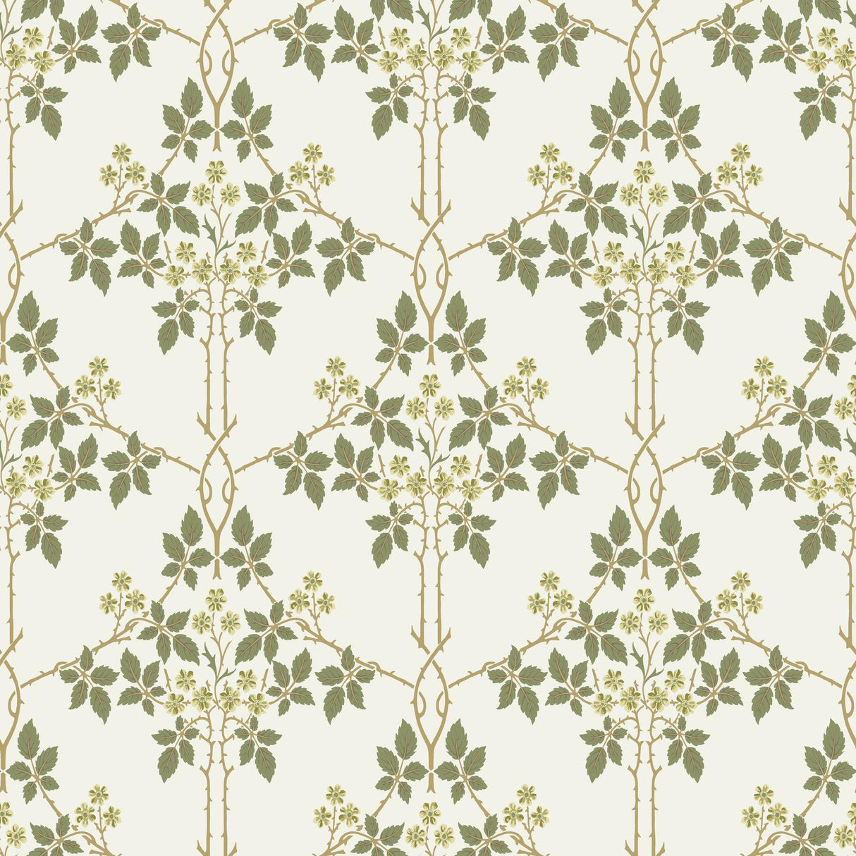 A-Street Prints Hidden Treasures 2 Blackberry Chartreuse Wallpaper