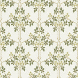 A-Street Prints Hidden Treasures 2 Blackberry Chartreuse Wallpaper
