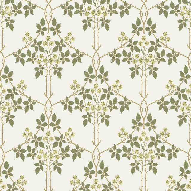A-Street Prints Hidden Treasures 2 Blackberry Chartreuse Wallpaper