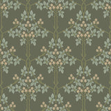 A-Street Prints Hidden Treasures 2 Blackberry Grey Wallpaper