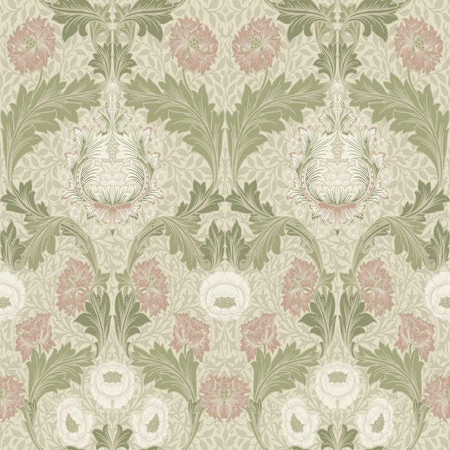 A-Street Prints Hidden Treasures 2 Myrtle Mauve Wallpaper