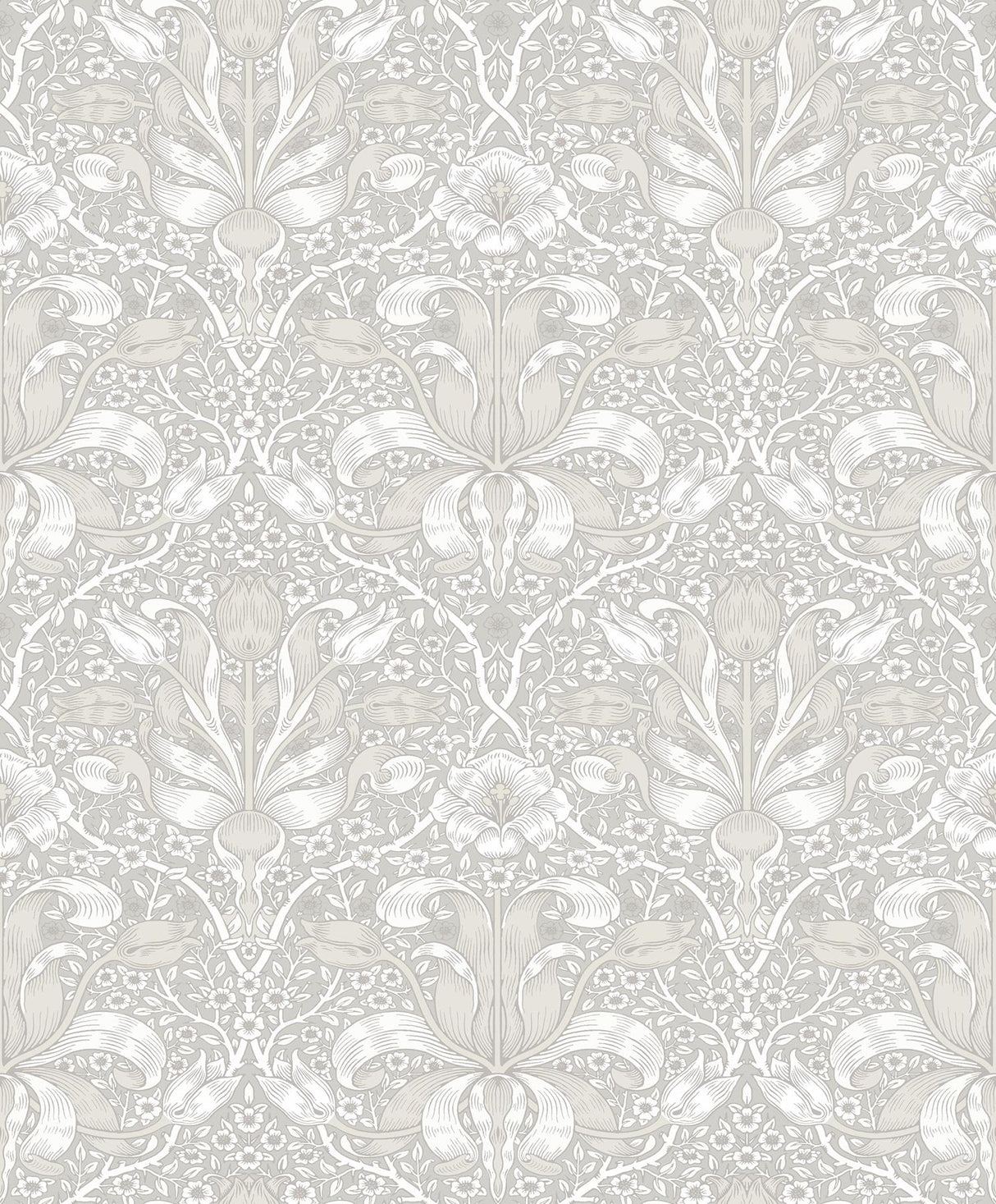 A-Street Prints Hidden Treasures 2 Spring Thicket Dove Wallpaper