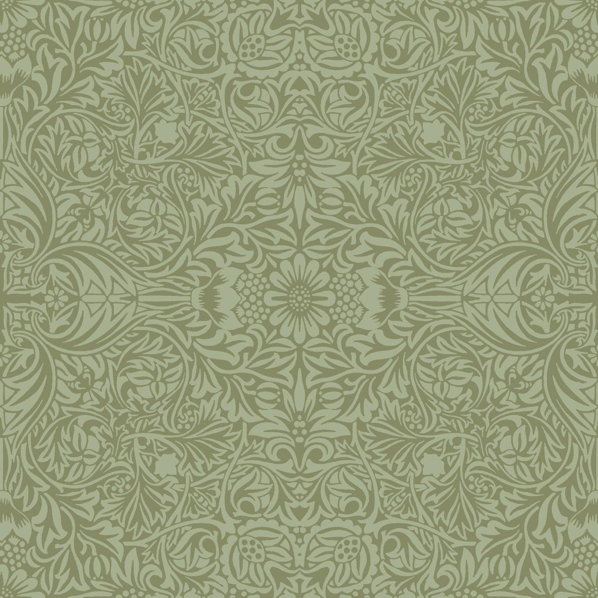 A-Street Prints Hidden Treasures 2 Ceiling Green Wallpaper