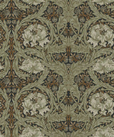 A-Street Prints Hidden Treasures 2 African Marigold Black Wallpaper