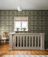 A-Street Prints Hidden Treasures 2 African Marigold Black Wallpaper