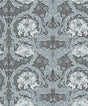 A-Street Prints Hidden Treasures 2 African Marigold Dark Blue Wallpaper