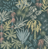 A-Street Prints Sea Salt Everglades Dark Green Wallpaper