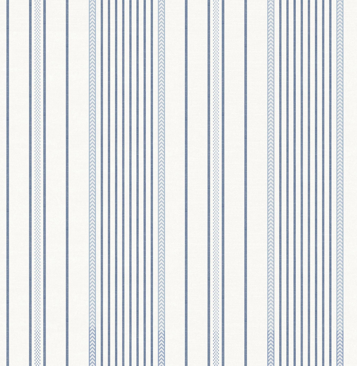 A-Street Prints Sea Salt Navarres Stripe Blue Wallpaper