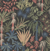 A-Street Prints Sea Salt Everglades Black Wallpaper