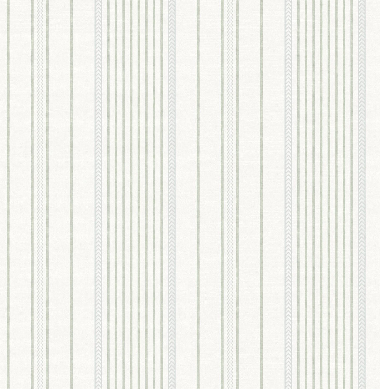 A-Street Prints Sea Salt Navarres Stripe Light Green Wallpaper
