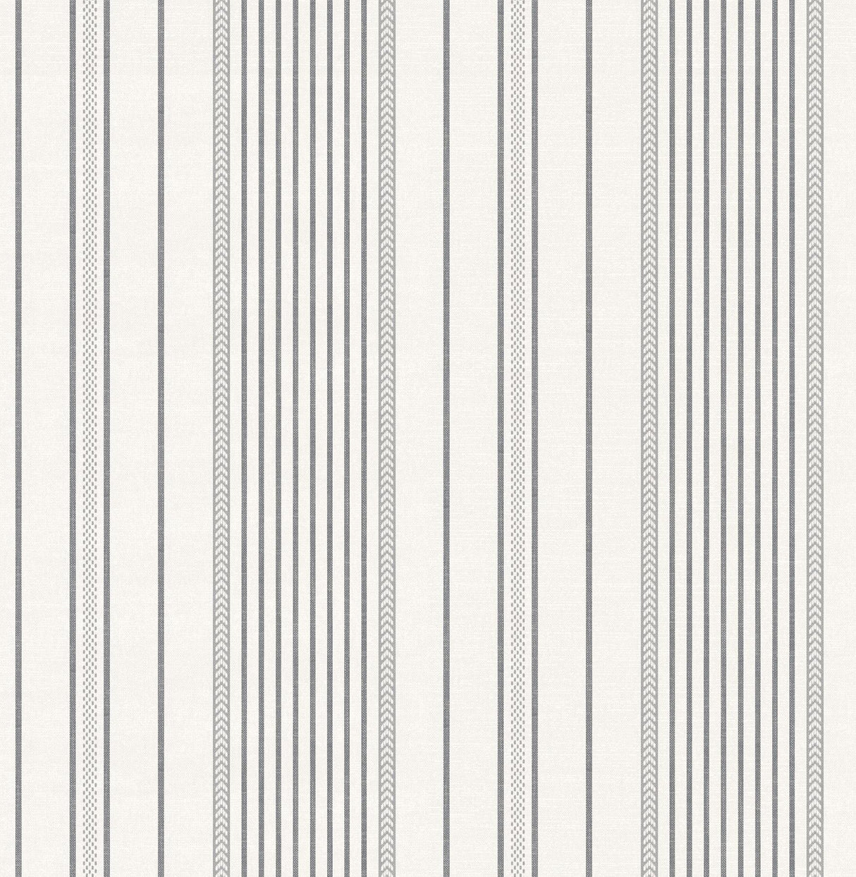 A-Street Prints Sea Salt Navarres Stripe Charcoal Wallpaper