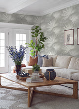 A-Street Prints Sea Salt Hatteras Grey Wallpaper